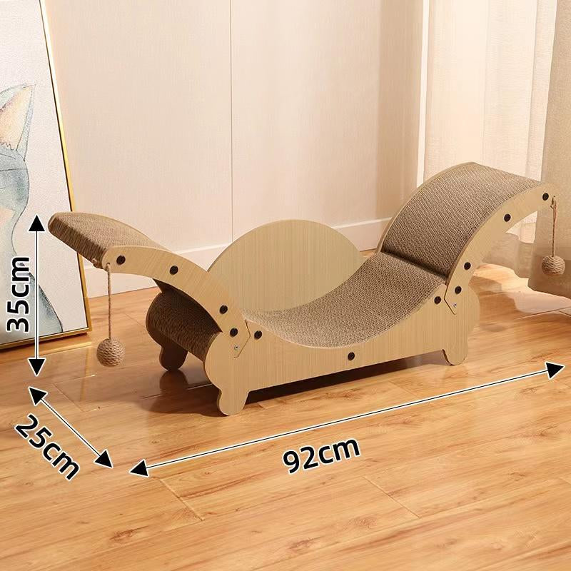 Cat Scratching Board Does Not Drop Paper Scraps Cat Scratching Board Cat Bed Integrated Claw Grinding Board Cat Chair Toy
