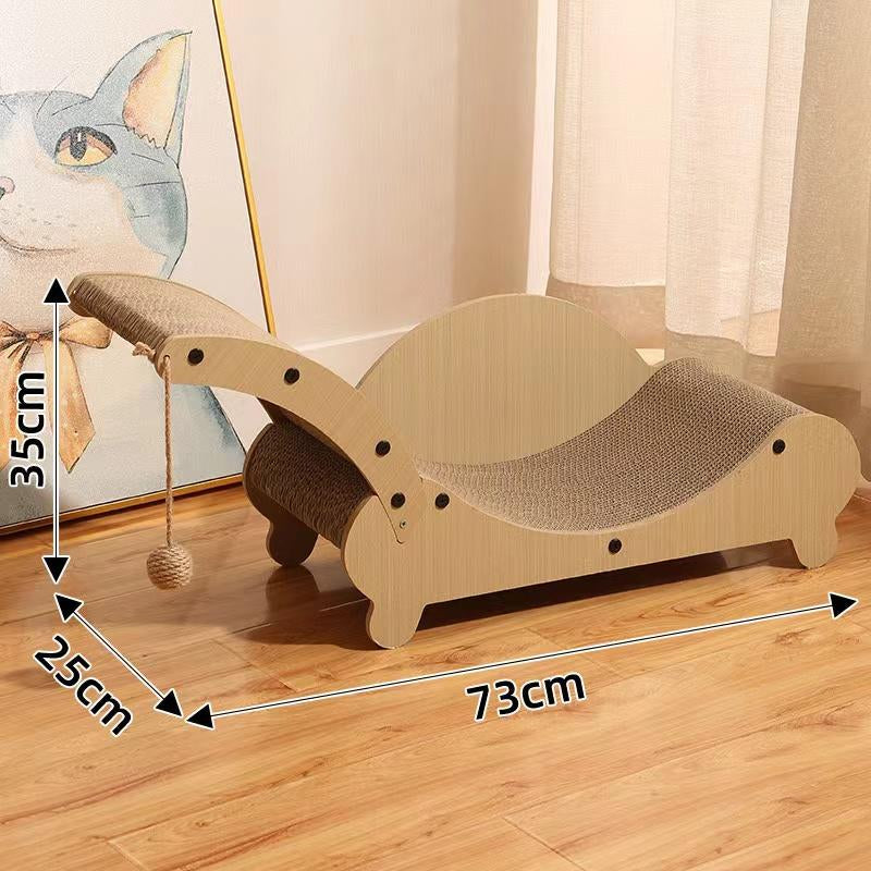 Cat Scratching Board Does Not Drop Paper Scraps Cat Scratching Board Cat Bed Integrated Claw Grinding Board Cat Chair Toy