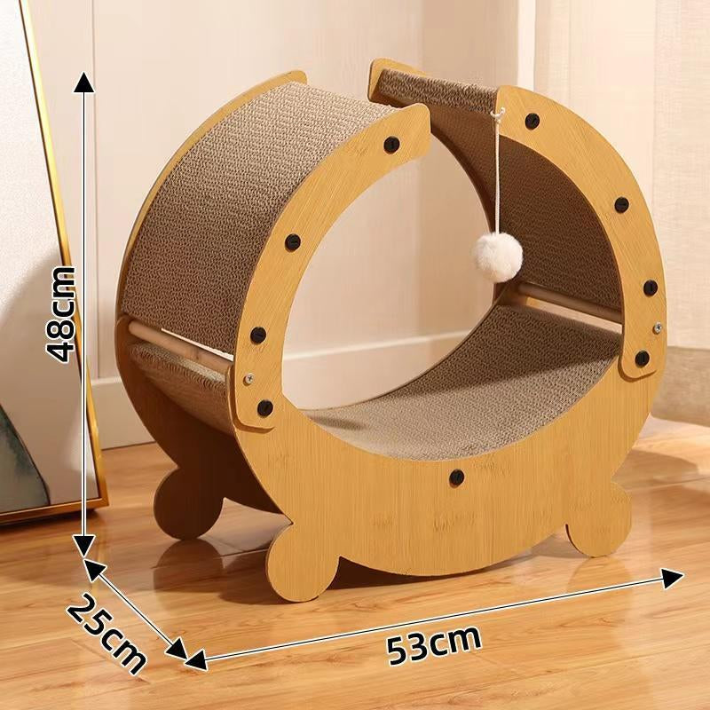 Cat Scratching Board Does Not Drop Paper Scraps Cat Scratching Board Cat Bed Integrated Claw Grinding Board Cat Chair Toy