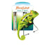 Jump 'N' Jamb Swinging Chameleon Refillable Catnip Teaser Toy - Interactive Plush Cat Toy