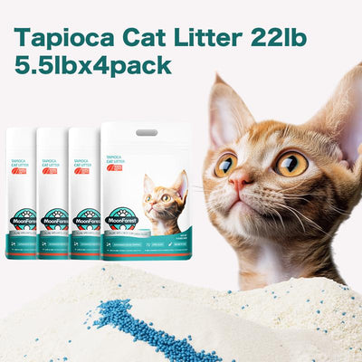 4Pack, Tapioca Cat Litter, Cat Lietter,Kitty Litter,Smart Litter Boxes Cat Litter.