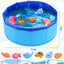 Cat Pool Toy with Fish-Water Cat Toys, Portable Cat Pool Toy, Cat Water Toys for Bored Indoor Cats, Interactive Cat Toys for Indoor Cats for Endless Self Play