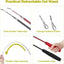 Interactive Feather Cat Toys Refills for Indoor Cats with 2 Cat Wands, 9 Feather Worms, and 2 Extra Strings