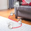 Fishbone Rolling Ball Pet Toy Cat Toy Interactive Indoor Pet Toy Kicker with Catnip Kitten Electric Cat Toy Ball 2 Accessories USB Rechargeable