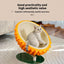 Durian Shape Cat Scratching Bed - Cute and Sturdy 3-In-1 Cat House - Comfortable Sisal Rope Scratching Board for Claw Care and Resting