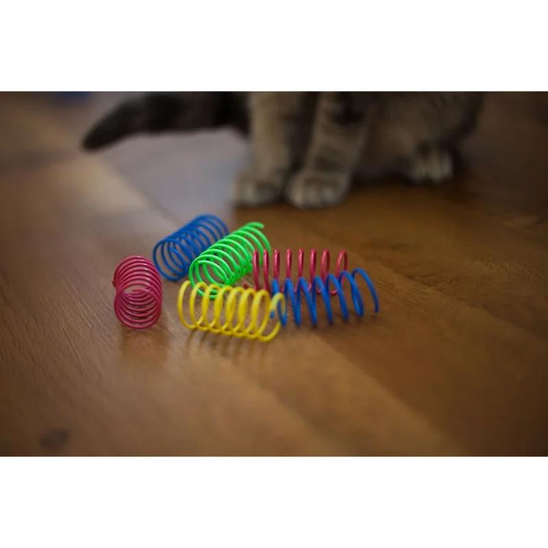 (2 Pack) Spot Wide Colorful Springs Cat Toy Ethical Cat