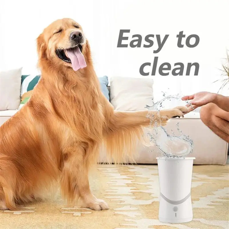 Automatic Dog Paws Cleaner Pet Foot Washer Cup Portable Paw Cleaner for Small and Medium-Sized Dogs Silicone Dogs Cleaner Paw