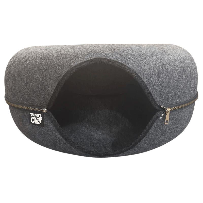 Donut! Cat Hideaway Cave for Privacy, Comfort, and Playtime Cat Tunnel