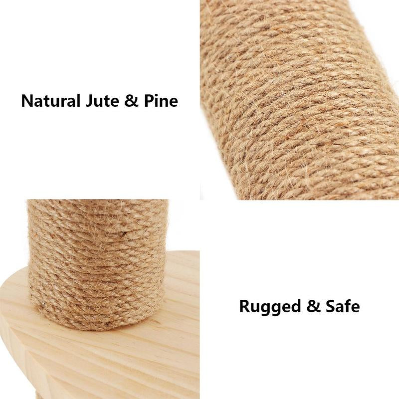 Wooden DIY Cat Scratching Post, Cat Climbing Frame for Indoor Cat, Cat Furniture Cat Supplies