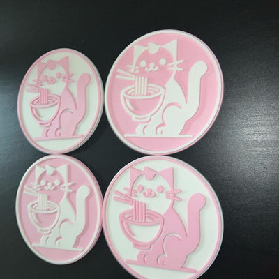 Purr-Fect Cat Coasters for Cats or for You! (Set of 4)