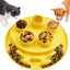 Puzzle Feeder Cat Slow Feeder, IQ Training & Mental Stimulating, Silicone Bowl for Indoor Cats, Multicoloured, Dishwasher Safe