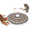 Potaroma Electric Cat Toys Chargeable, 3In1 Hide and Seek Kitten Wand Toy, Interactive Automatic Cats Toy, Fluttering Butterfly, Moving Feather, Indoor Exercise Kicker 22.8 Inches Cover for All Breeds