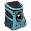 “The Fat Cat” Cat Backpack in Aqua - for Larger Cats
