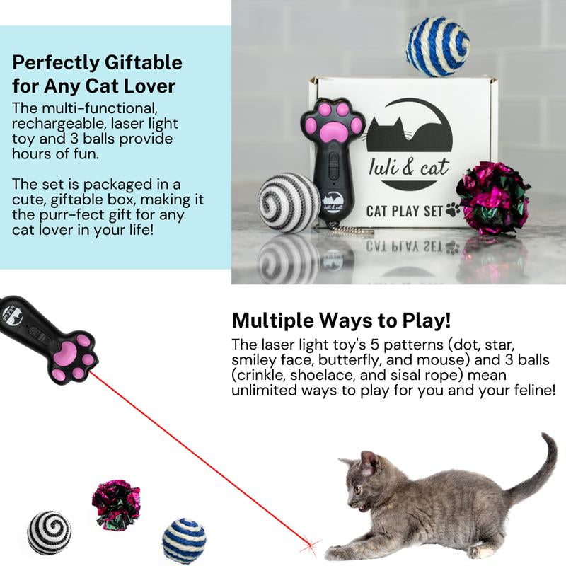 USB Rechargeable Cat Laser Pointer for Laser Toy and Toy for Cats Pet Gift