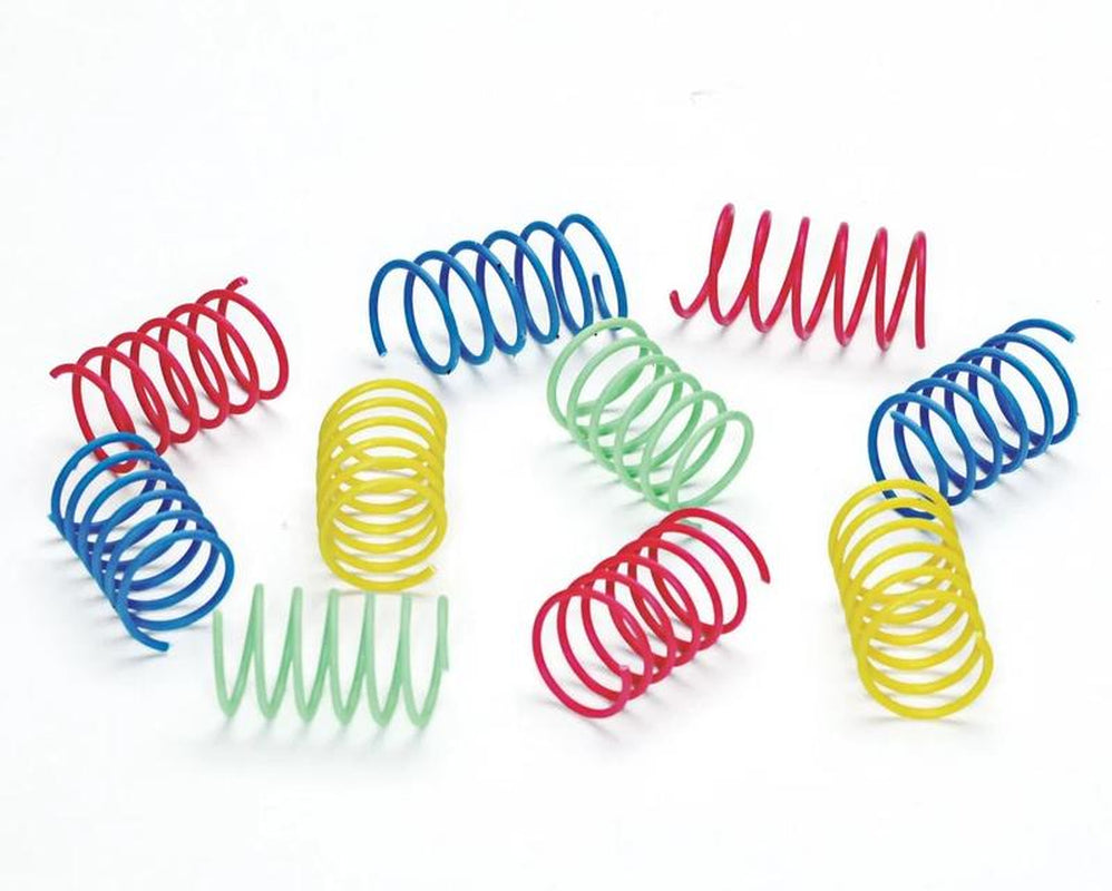 (2 Pack) Spot Wide Colorful Springs Cat Toy Ethical Cat