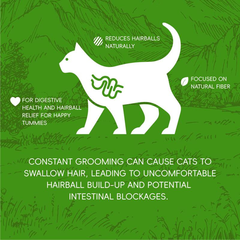 BAYPIE 3.5Oz Cat Grass Teething Stick, Delicious Cat Treat Snack Edible Cat Chew Toy for Teeth Cleaning and Hairball Removal in Cats