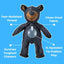 Dog Companion for Heavy Chewers- New Indestructible Robust Bear Dog Toy, Resistant Squeaky Dog Toys for Heavy Chewers
