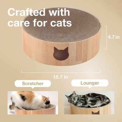 Cozy Cat Scratcher Bowl (Cat)