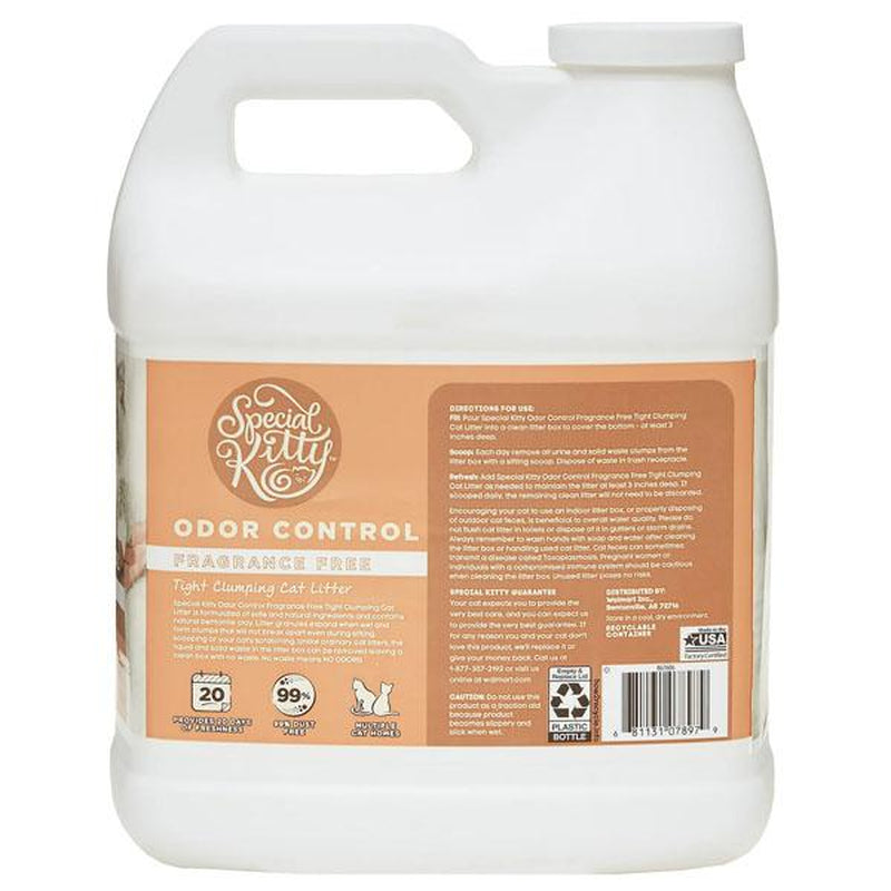 Scoopable Tight Clumping Cat Litter, Fragrance Free, 14 Lb.
