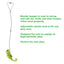 Jump 'N' Jamb Swinging Chameleon Refillable Catnip Teaser Toy - Interactive Plush Cat Toy