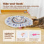 Potaroma Electric Cat Toys Chargeable, 3In1 Hide and Seek Kitten Wand Toy, Interactive Automatic Cats Toy, Fluttering Butterfly, Moving Feather, Indoor Exercise Kicker 22.8 Inches Cover for All Breeds