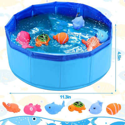 Cat Pool Toy with Fish-Water Cat Toys,Portable Cat Pool Toy,Cat Water Toys for Bored Indoor Cats,Interactive Cat Toys for Indoor Cats for Endless Self Play Animal Tools