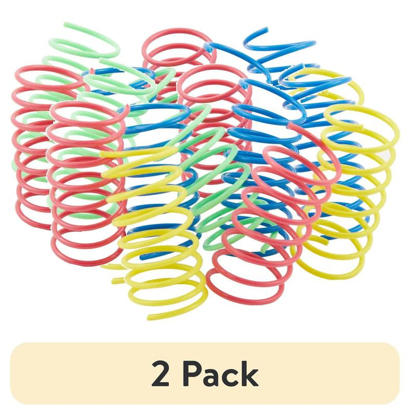 (2 Pack) Spot Wide Colorful Springs Cat Toy Ethical Cat