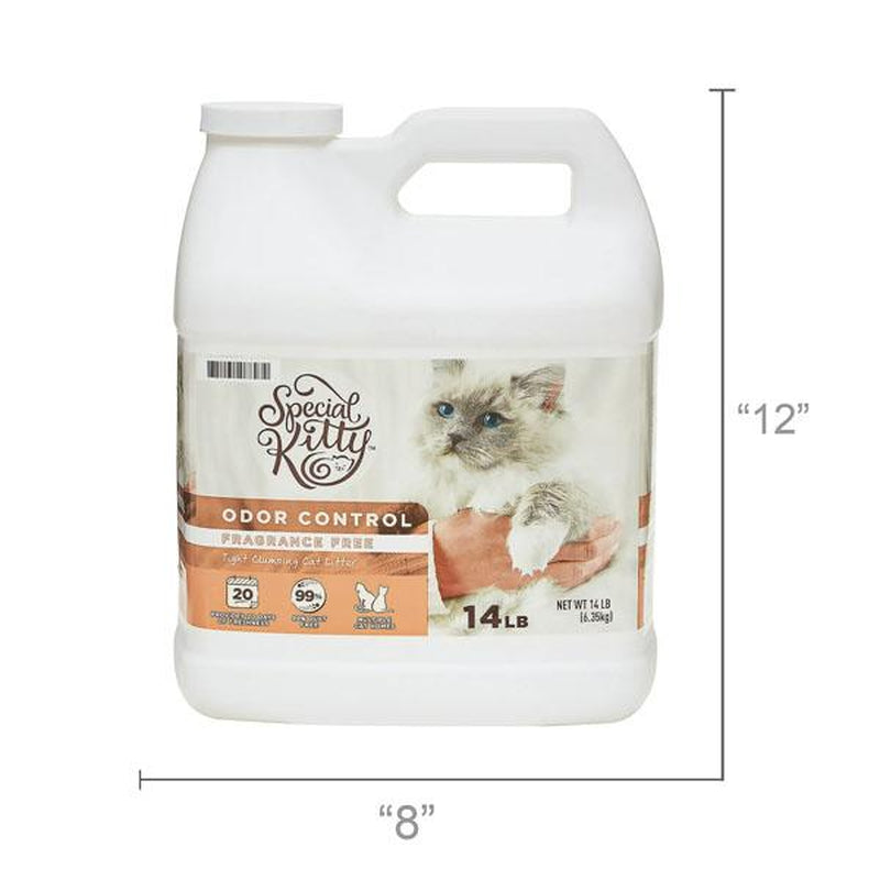 Scoopable Tight Clumping Cat Litter, Fragrance Free, 14 Lb.