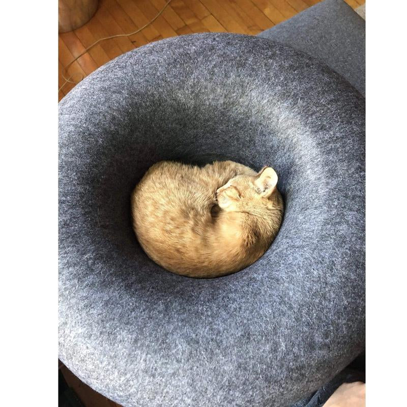 Donut! Cat Hideaway Cave for Privacy, Comfort, and Playtime Cat Tunnel