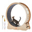 VEVOR Wooden Cat Exercise Wheel, 43.3" Large Cat Treadmill Wheel for Indoor Cats, Cat Running Wheel with Detachable Carpet & Cat Teaser for Running/Walking/Training, Suitable for Most Cats Yellow